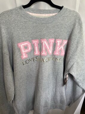 PINK Love Shack Fancy - Victoria's Secret Gray Sweatshirt NWT - Size Medium